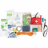 Life+Gear Survival/First Aid Kit, Red, Plastic, Fabric, Glass, 2 (DCY413820) Box of 4