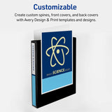 Avery Avery Durable View Binders with Slant Rings, 1" Binder Capacity, Letter, 8½" x 11", 1 2/5" Spine Width, 250 x 1" Ring (AVE17831) Each