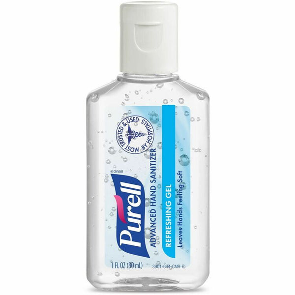 PURELL&reg; Advanced Hand Sanitizer, 1 oz Flip Cap Bottle, Clean, 72/Carton (GOJ390172CMR)