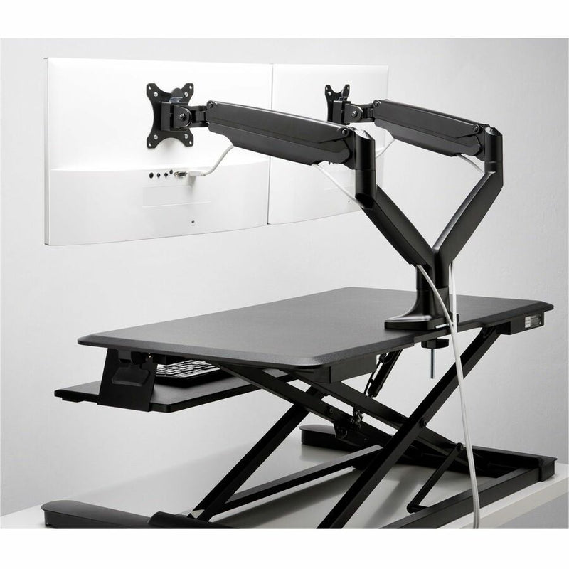 Kensington SmartFit Mounting Arm for Monitor, Flat Panel Display, Curved Screen Display, Black, Height Adjustable, 2 Display(s) Supported, 13" to 34" Screen Support (KMW59601) Each