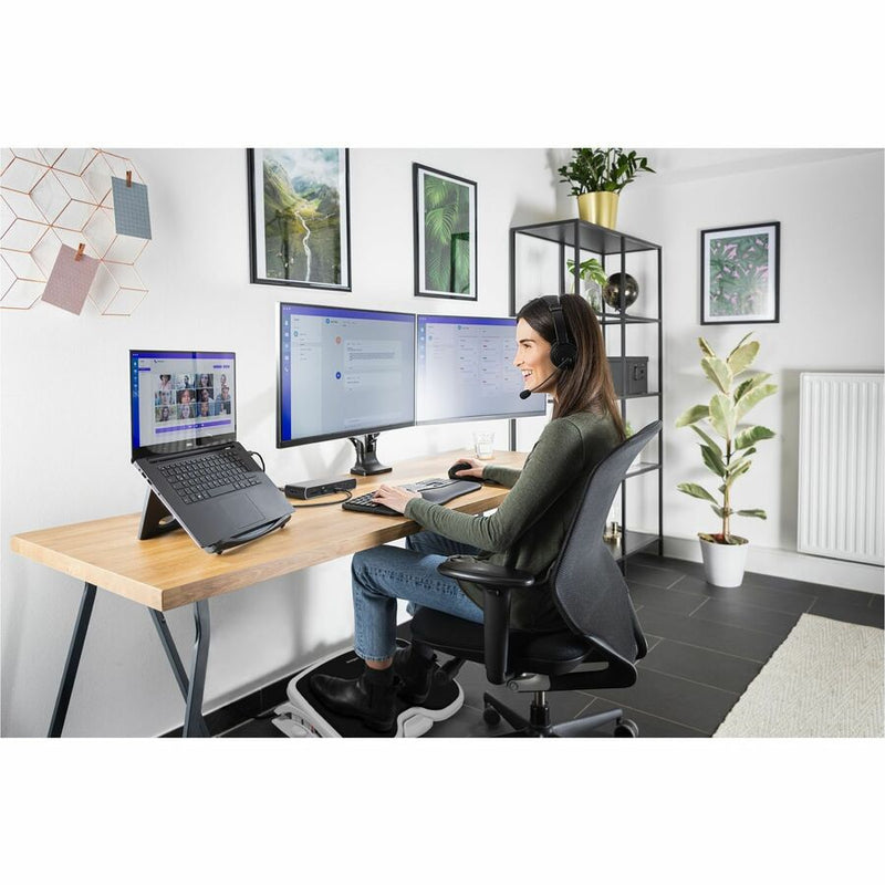 Kensington SmartFit Mounting Arm for Monitor, Flat Panel Display, Curved Screen Display, Black, Height Adjustable, 2 Display(s) Supported, 13" to 34" Screen Support (KMW59601) Each