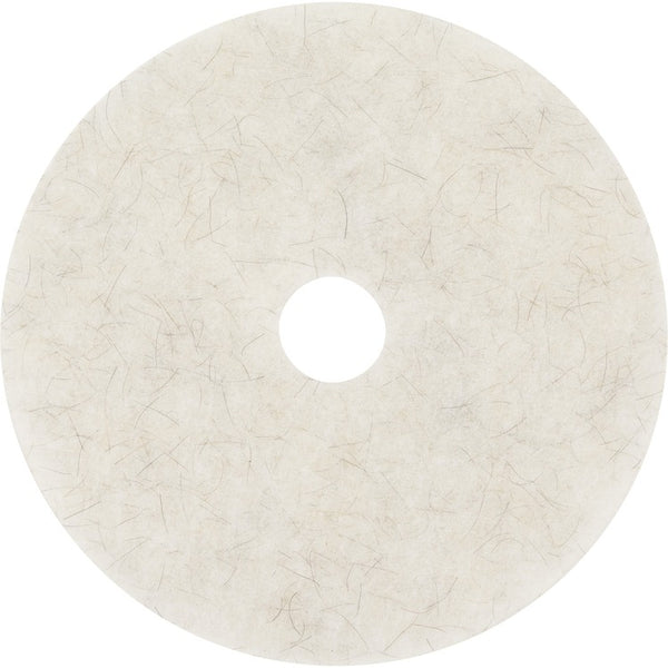 Niagara 3300N Floor Pads, 5/Carton, Round x 27" Diameter x 1" Thickness, White (MMM35085) Case of 5