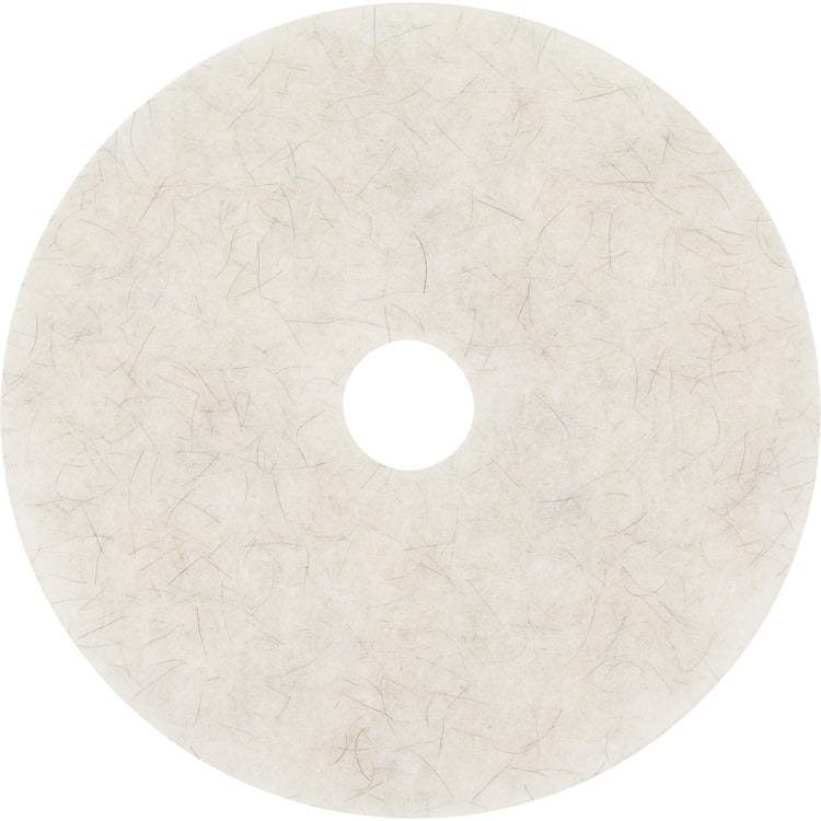 Niagara 3300N Floor Pads, 5/Carton, Round x 27" Diameter x 1" Thickness, White (MMM35085) Case of 5