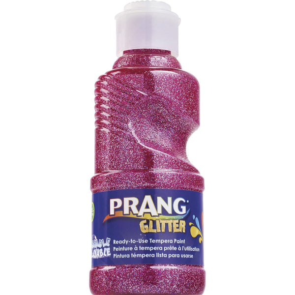 Prang Ready-to-Use Glitter Paint, 8 fl oz, Glitter Pink (DIXX11777) Each