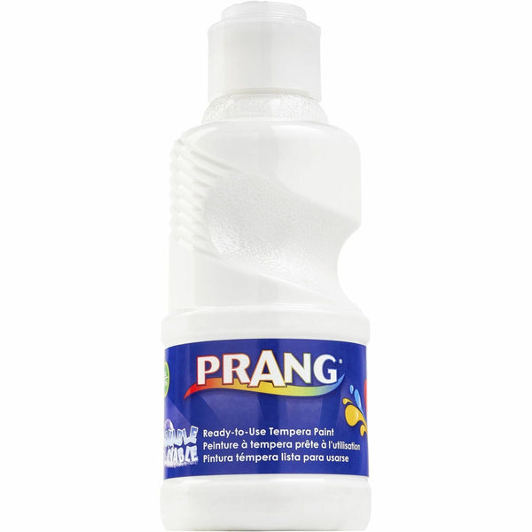 Prang Ready-to-Use Washable Tempera Paint, 8 fl oz, White (DIXX10807) Each