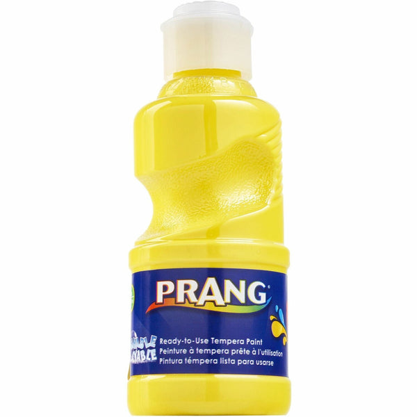 Prang Ready-to-Use Washable Tempera Paint, 8 fl oz, Yellow (DIXX10803) Each