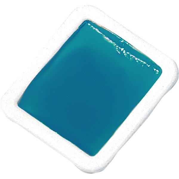 Prang Watercolor Refills,Half-Pan,Semi-Moist,12/Dz,Turquoise Be (DIXX8019) Dozen