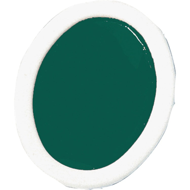 Prang Watercolor Refills,Oval-Pan,Semi-Moist,12/Dz,Blue Green (DIXX815) Dozen