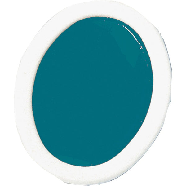 Prang Watercolor Refills,Oval-Pan,Semi-Moist,12/Dz,Turquoise Blue (DIXX819) Dozen