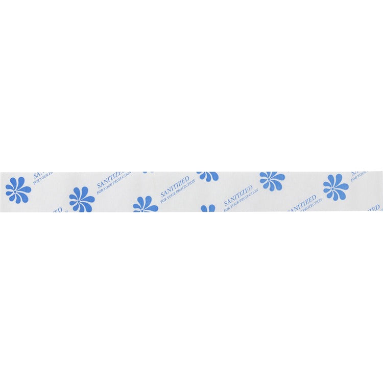 Hospeco Toilet Seat Bands,"Sanitized" ,1-1/2"X15" ,2000/Ct,We (HOS8B04) Case of 2000