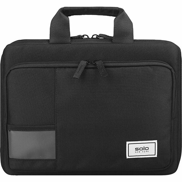 Solo Carrying Case for 13.3" Chromebook, Notebook - Black - Drop Resistant, Bacterial Resistant, Water Resistant - Fabric - Handle - 1 Pack (USLPRO1514)