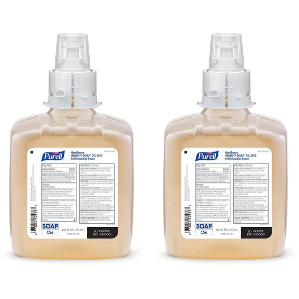 PURELL&reg; Healthcare HEALTHY SOAP Foam, 42.3 fl oz (1250 mL), 2/Carton (GOJ658102) Case of 2