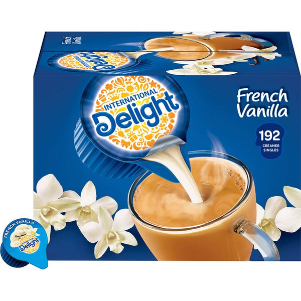 International Delight French Vanilla Liquid Creamer, French Vanilla Flavor, 0.50 fl oz (15 mL), 192/Carton (ITD101521) Case of 192
