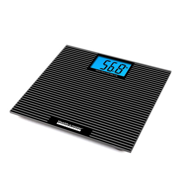 Health o Meter Digital Glass Scale - 440 lb / 180 kg Maximum Weight Capacity - Black (HHM810KL) Each