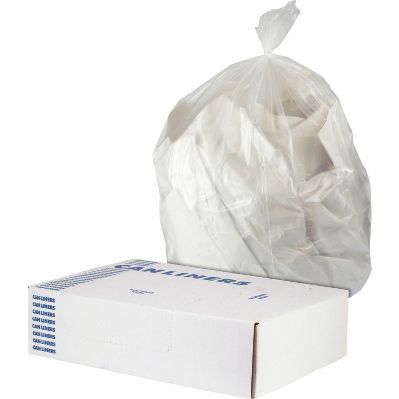 Heritage Trash Bag, 16 gal Capacity, 24" Width x 0.90 mil (23 Micron) Thickness, Clear, 500/Carton (HERH4832TC) Case of 500