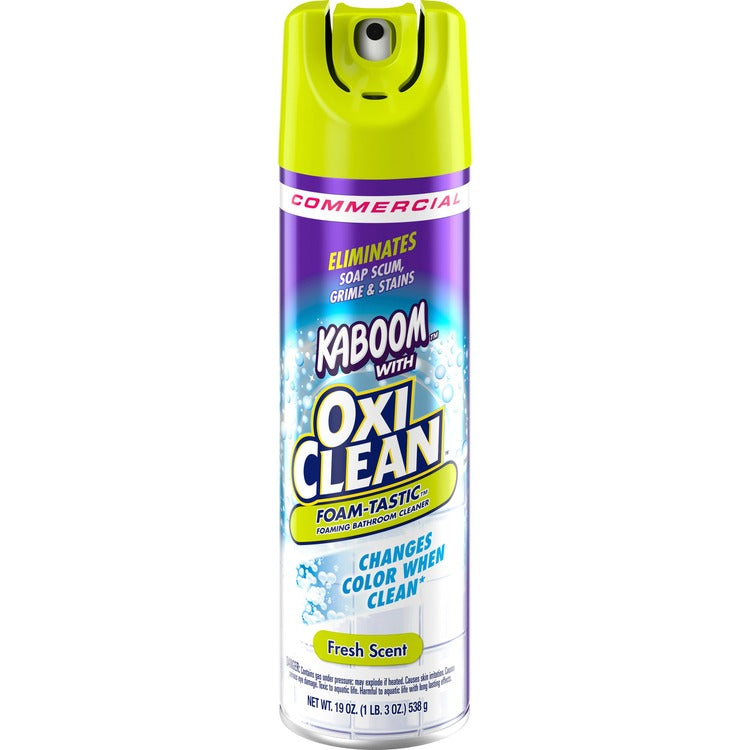Kaboom Foam-Tastic Bath Cleaner - Ready-To-Use Foam Spray - 19 oz (1.19 lb) - Fresh ScentAerosol Spray Can - 1 Each (CDC5703700071) Each