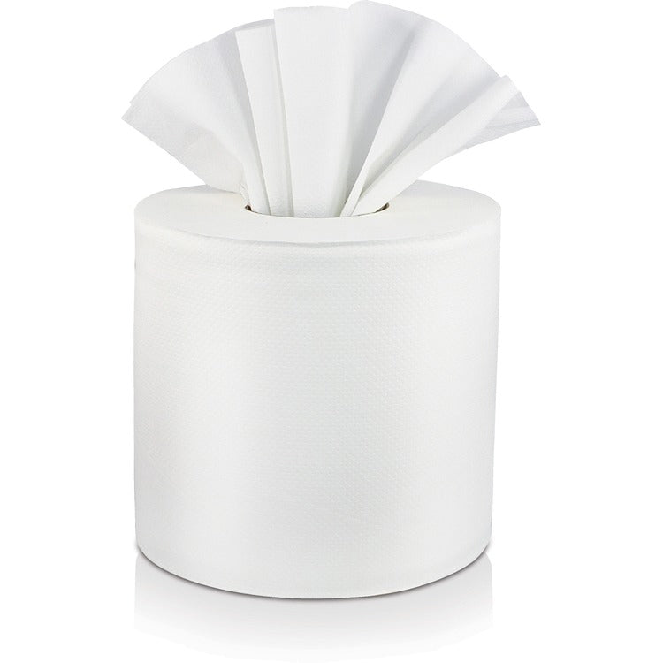 Solaris Paper Livi VPG Select Center Pull Towel - 2 Ply - 7.40" x 10.90" - White - 6 Rolls Per - 660 Per - 1 / Carton (SOL45507) Case of 6