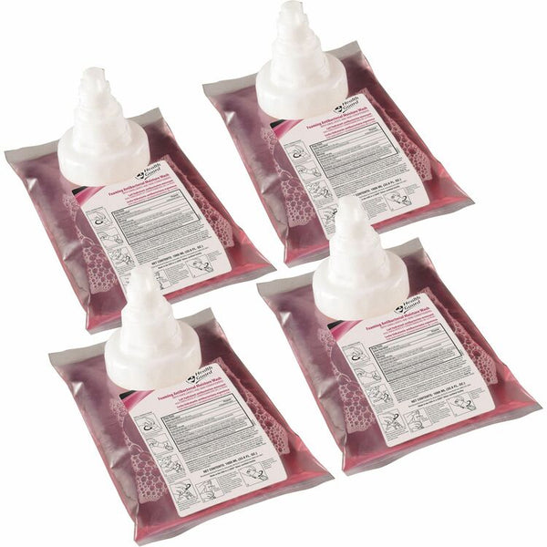 Health Guard Foaming Antibacterial Moisture Wash - Grapefruit Scent - 33.8 fl oz (1000 mL) - Kill Germs - Multipurpose - Pink - Humectant - 4 / Carton (KUT64031) Case of 4