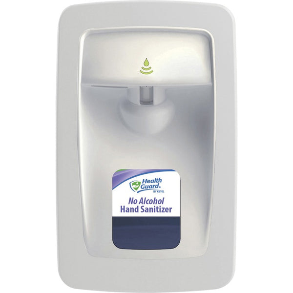 Health Guard Designer Series No Touch Dispenser - Automatic - 1.06 quart Capacity - Support 4 x C Battery - Touch-free, Key Lock, Refillable - White - 1Each (KUTNS011WH33) Each