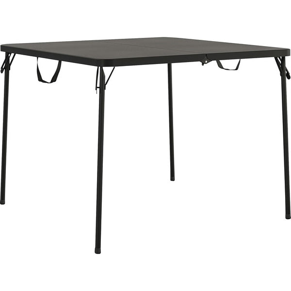 Cosco XL Fold-in-Half Card Table - Four Leg Base 38.50"x 38.50", 29.50", - Black (CSC14036BLK1E) Each