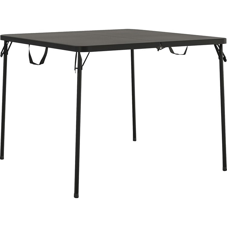 Cosco XL Fold-in-Half Card Table - Four Leg Base 38.50"x 38.50", 29.50", - Black (CSC14036BLK1E) Each