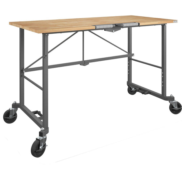 Cosco Smartfold Portable Work Desk Table, Gray (CSC66760DKG1E) Each