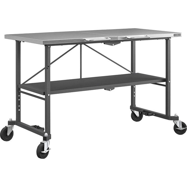 Cosco Commercial SmartFold Portable Workbench - Four Leg Base - 4 Legs x 52"x 25.50", 34.70" Height (CSC66771DKG1E) Each