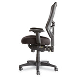 Alera® Alera Elusion Series Mesh High-Back Multifunction Chair, Supports Up to 275 lb, 17.2" to 20.6" Seat Height, Black (ALEEL41ME10B)