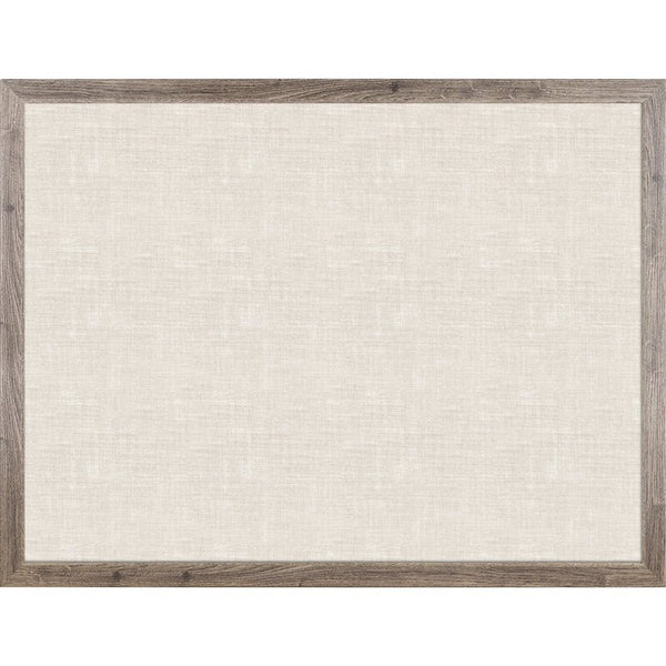 U Brands Linen Bulletin Board, 48" X 36" , Rustic MDF Frame (UBR4894U0001) Each