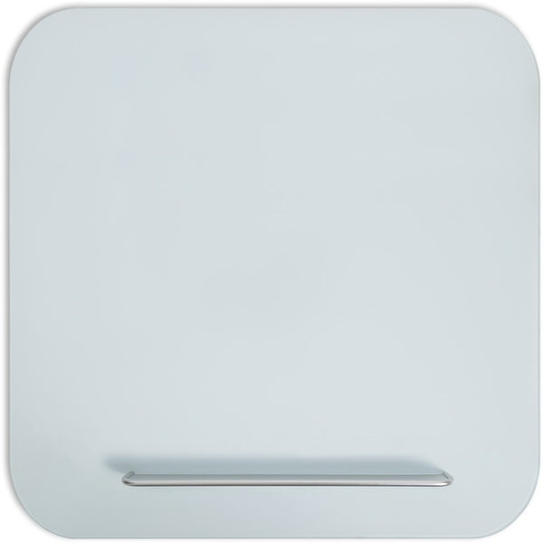 U Brands Magnetic White Glass Dry-Erase Board, 36" X 36" - 36" (3 ft) Width x 36" (3 ft) Height (UBR4848U0001) Each