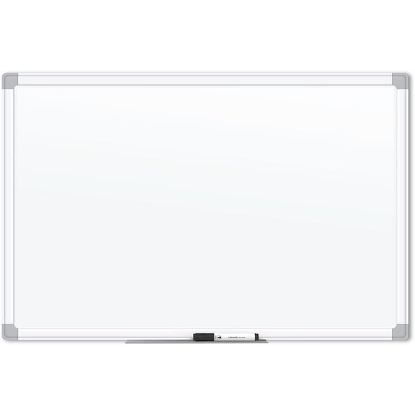U Brands White Aluminum Framed Magnetic Porcelain Steel Board, 48" X 36" (UBR4900U0001) Each