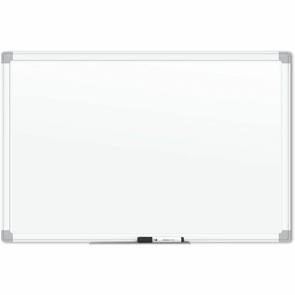 U Brands White Aluminum Framed Magnetic Porcelain Steel Board, 96" X 47" (UBR4902U0001) Each
