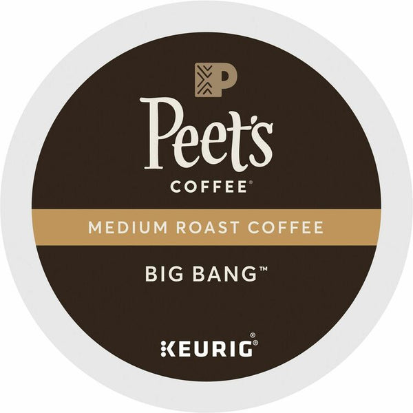 Peet's Coffee&reg; K-Cup Big Bang Coffee - Compatible with Keurig Brewer - Medium - 22 / Box (GMT2407) Box of 22