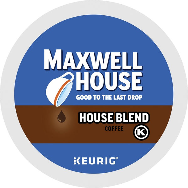 Maxwell House K-Cup House Blend Coffee - Compatible with Keurig Brewer - Medium - 24 / Box (GMT8047) Box of 24