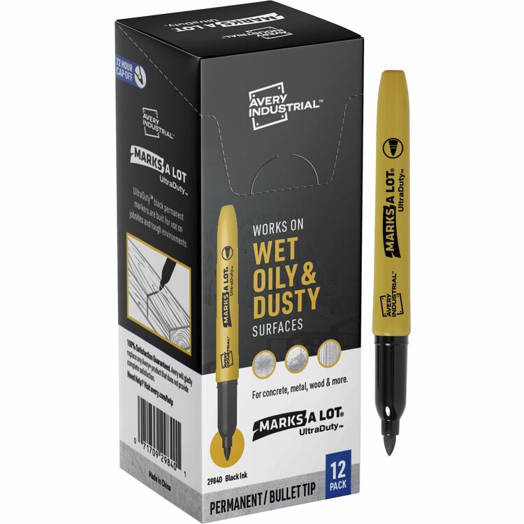 Avery&reg; Ultra Duty Marks-A-Lot Permanent Markers (AVE29840) Each