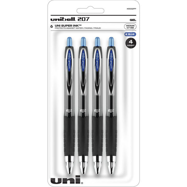 uniball&trade; 207 Gel Pen (UBC45532PP) Pack of 4