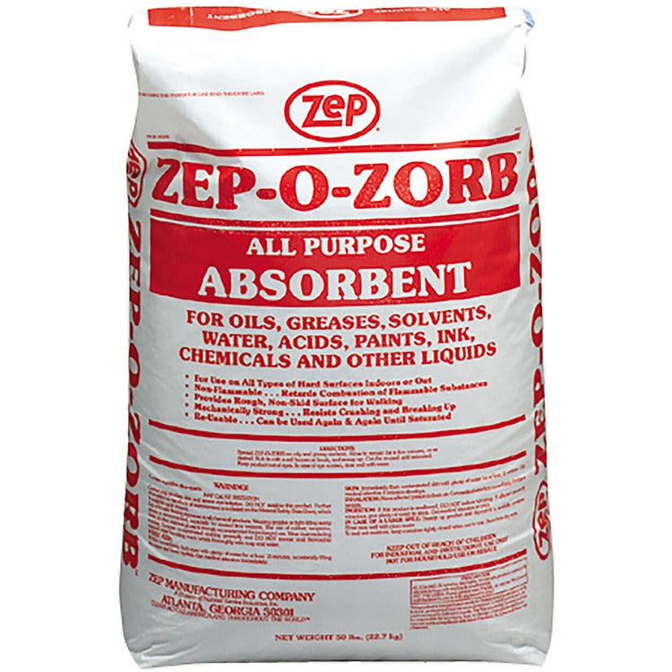 Zep Zep-O-Zorb All Purpose Absorbent - 1Each - Light Gray Brown (ZPE230035) Each