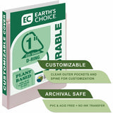 Samsill Eco-Conscious View Binder, 1" Binder Capacity, Letter, 8½" x 11", Indigo, Sage, White, Riose, Fastener: D-Ring, 4/Pack (SAMMP46939) Pack of 4