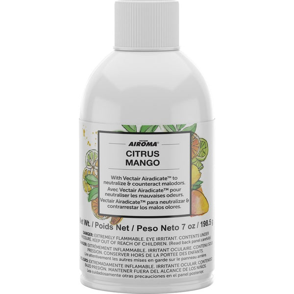 Vectair Systems Airoma Dispenser Fragrance Refill, Citrus Mango, 12 / Carton (VTSAIRCIT) Case of 12