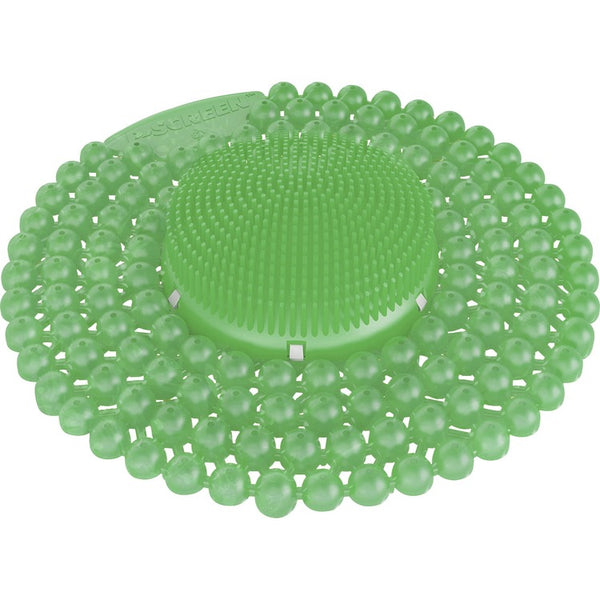 Vectair Systems P-Screen 60 Day Urinal Screen - Lasts upto 60 Days - Anti-bacterial, Recyclable, Splash Resistant - 6 / Carton - Green (VTSPSCRNMEL) Case of 6