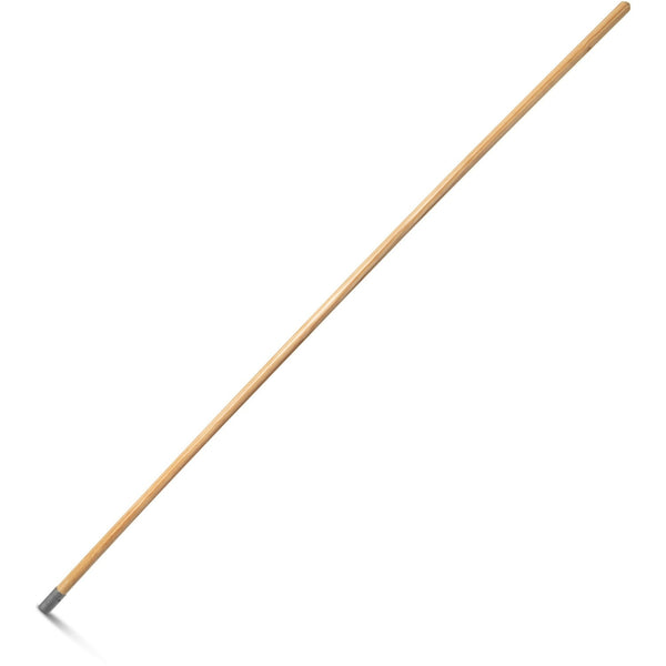 Genuine Joe Screw Mop Replacement Handle - 60", 0.94" Diameter - Natural - Hardwood, Metal - 1 / Each (GJO18331) Each