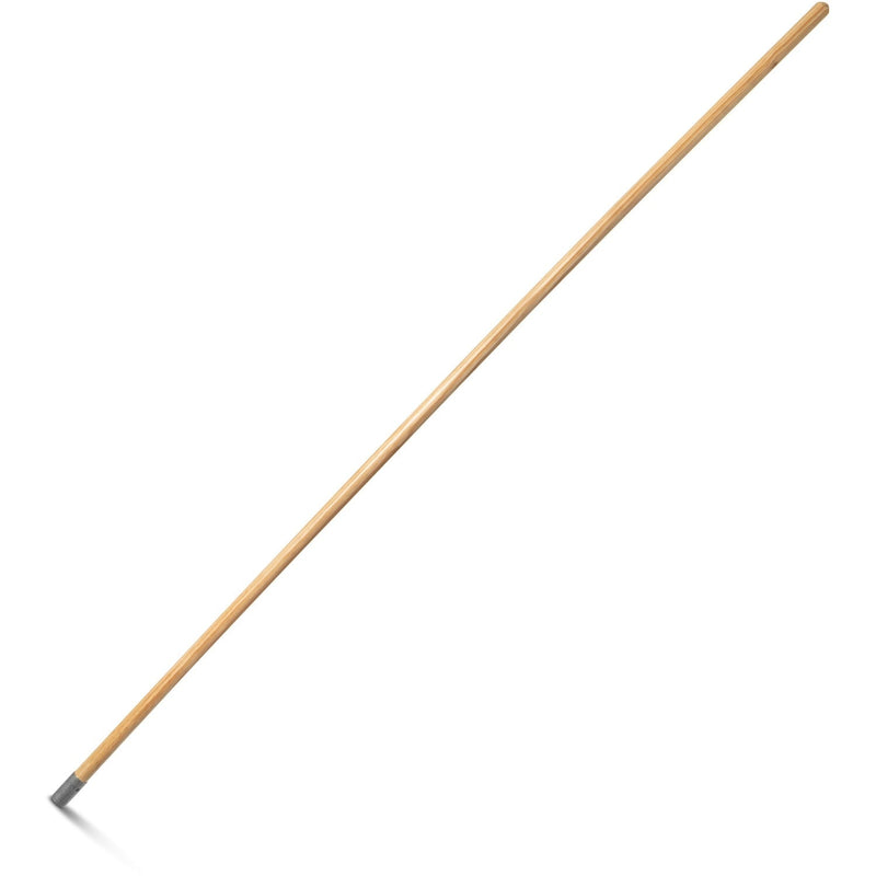 Genuine Joe Screw Mop Replacement Handle - 60", 0.94" Diameter - Natural - Hardwood, Metal - 1 / Each (GJO18331) Each