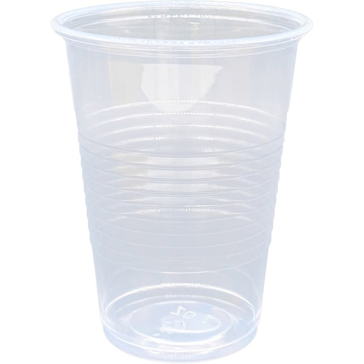 Genuine Joe Translucent Plastic Beverage Cups, 7 oz, 2500 / Carton, Translucent (GJO10436) Case of 2,500