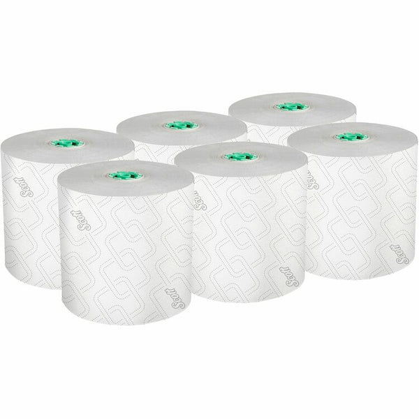 Scott Pro Hard Roll Paper Towels - White - Paper - Quick Drying, Absorbent, Hygienic - For Multipurpose - 6 / Carton (KCC25700) Case of 6