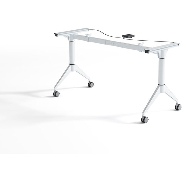 Lorell Training Table Base - White Folding Base - 2 Legs - 29.50", - Assembly Required (LLR60739)