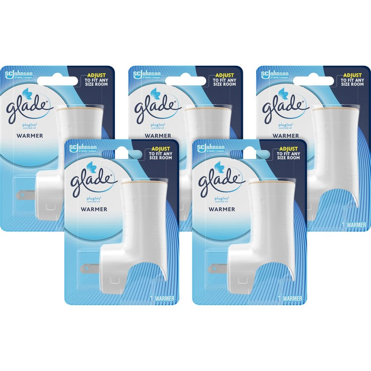 Glade PlugIns Scented Oil Warmer - 5 / Carton - White (SJN334583CT) Case of 5