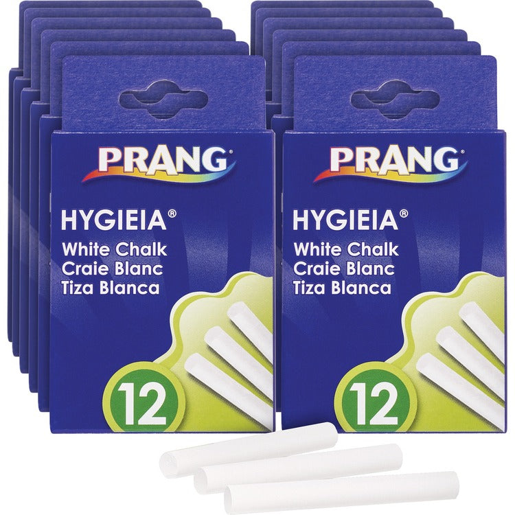 Prang Nontoxic Chalk Sticks - 3.3", White - 288 / Carton (DIX31144CT) Case of 288