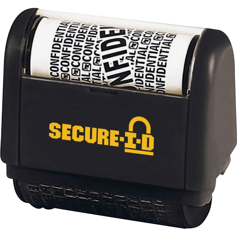 Consolidated Stamp Secure-I-D Personal Security Roller Stamp - "CONFIDENTIAL" - 1.50" Impression Length - Black - 1 / Pack (COS035510) Each