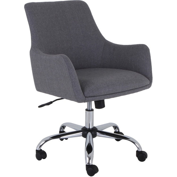 Lorell Mid-century Modern Guest Chair - Gray - 1 Each (LLR68549)