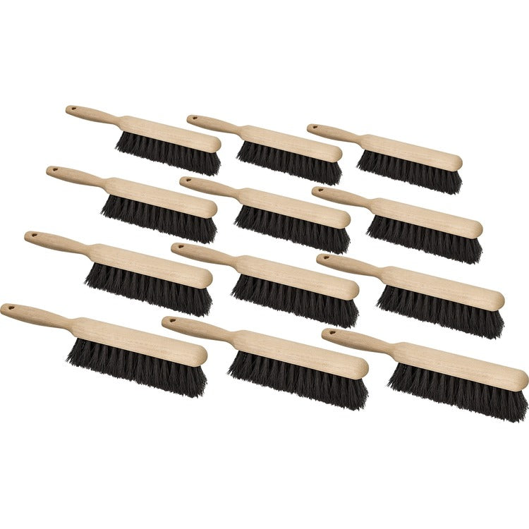 Genuine Joe Poly Counter Brush - 13" Overall Length - 12 / Carton - Black (GJO18413CT)